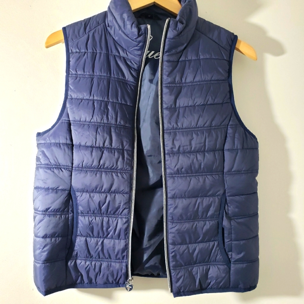 Guess vest in navy blue size M